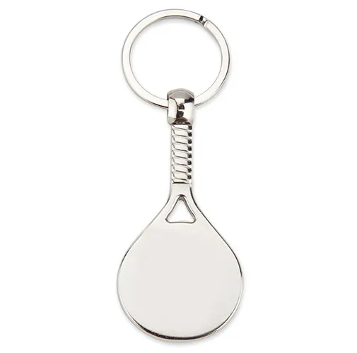 LLAVERO RAQUETA METALICO