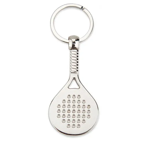 LLAVERO RAQUETA METALICO