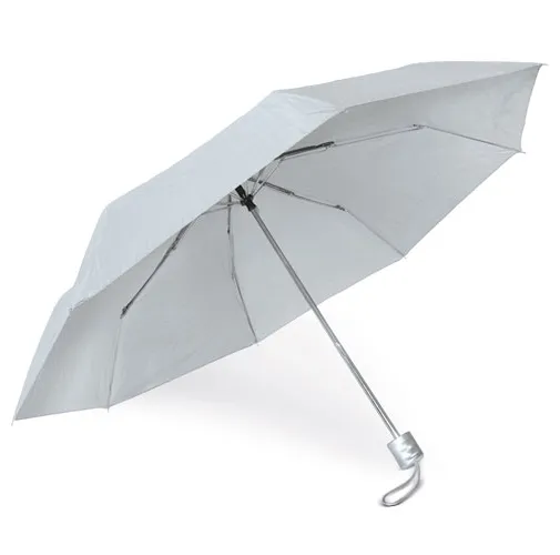 gris PARAGUAS PLEGABLE CROMO