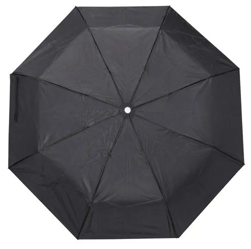 negro PARAGUAS PLEGABLE CROMO