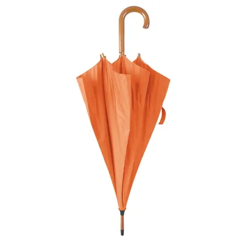 naranja PARAGUAS PASEO MANGO MADERA ZEIST