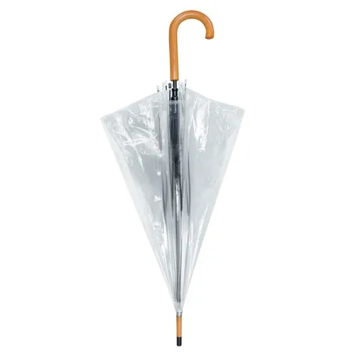 PARAGUAS AUTOMATICO TRANSPARENTE TV