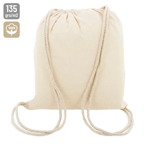 BOLSA MOCHILA ALGODON 