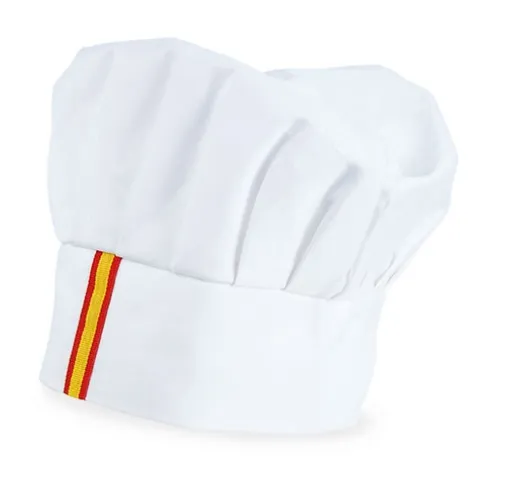 GORRO COCINERO BANDERA BLANCO 