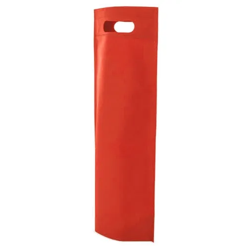 rojo BOLSA NON WOVEN BOTELLA