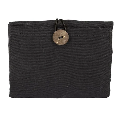 negro BOLSA DE ALGODON PLEGABLE CON BOLSILLO NADIA