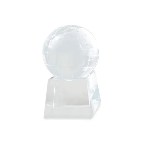 CRISTAL BOLA MUNDO PEQUEÑA 
