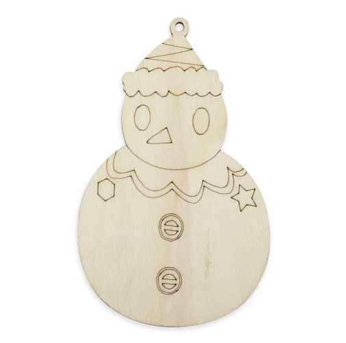 SET PIEZAS MADERA HAPPY CHRISTMAS ( 4 PCS)