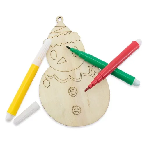 SET PIEZAS MADERA HAPPY CHRISTMAS ( 4 PCS)