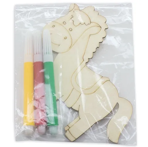 SET PIEZAS MADERA HAPPY(4 PCS)