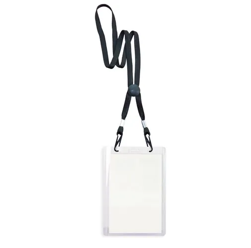negro LANYARD DUO CON AJUSTE PER