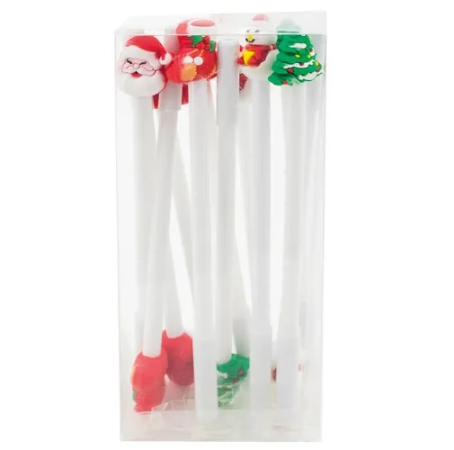 SET DE BOLIGRAFOS NAVIDEÑOS NATALE (4 MODELOS)
