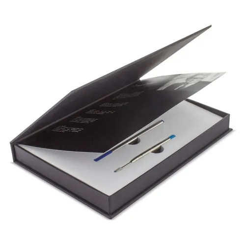 ESTUCHE BOLIGRAFO+ROLLER DOBLE RECAMBIO GENOVA PIERRE CARDIN