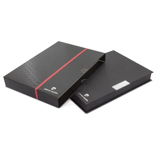 ESTUCHE BOLIGRAFO+ROLLER DOBLE RECAMBIO GENOVA PIERRE CARDIN