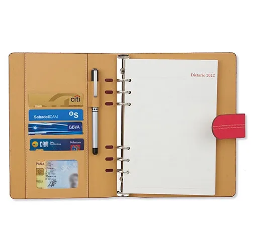 marino AGENDA MILAN ROJA DIA PAGINA