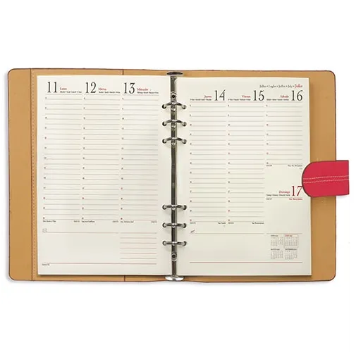 camel AGENDA MILAN ROJA SEMANA VISTA