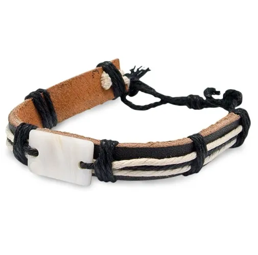 PULSERA PIEL/NACAR MAGALUF