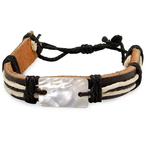 PULSERA PIEL/NACAR MAGALUF