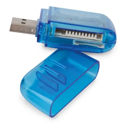 azul LECTOR DE TARJETAS AXER NEGRO