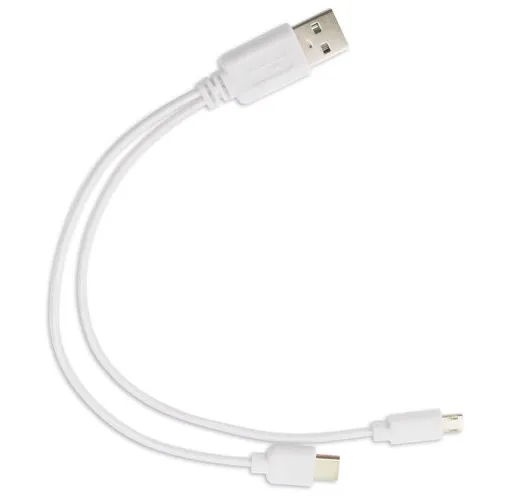 CARGADOR CONEXION MICRO USBREON BLANCO