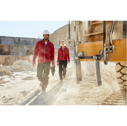 Ladies\' Knitted Workwear Fleece Jacket - SOLID -