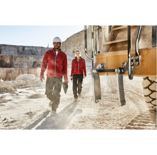 Ladies\' Knitted Workwear Fleece Jacket - SOLID -