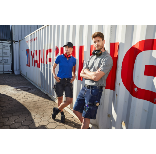 Workwear Stretch-Bermuda-Jeans