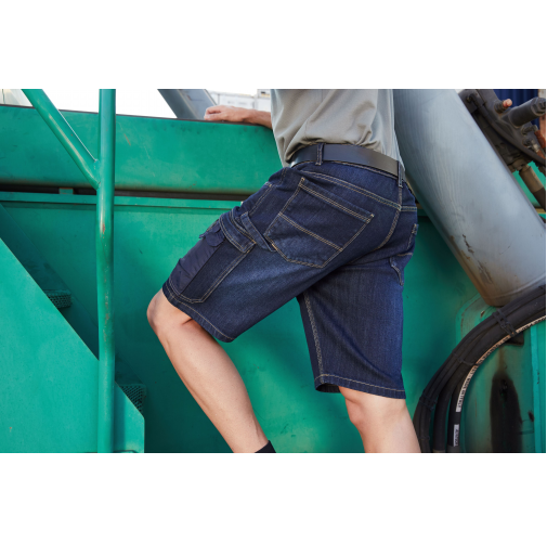 Workwear Stretch-Bermuda-Jeans
