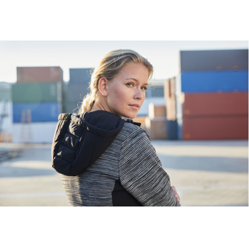 Ladies\' Padded Hybrid Jacket