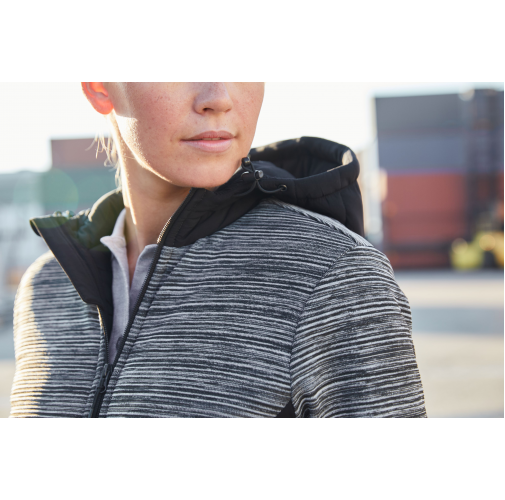 Ladies\' Padded Hybrid Jacket