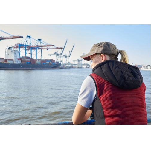 Ladies\' Padded Hybrid Vest