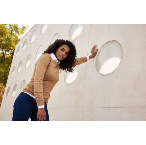 Ladies\' Round-Neck Pullover