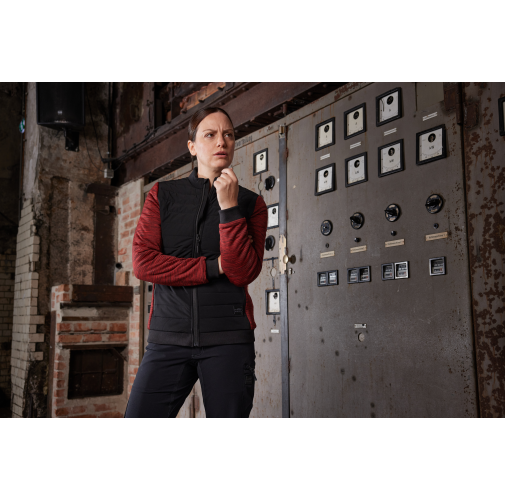 Ladies\' Padded Hybrid Jacket