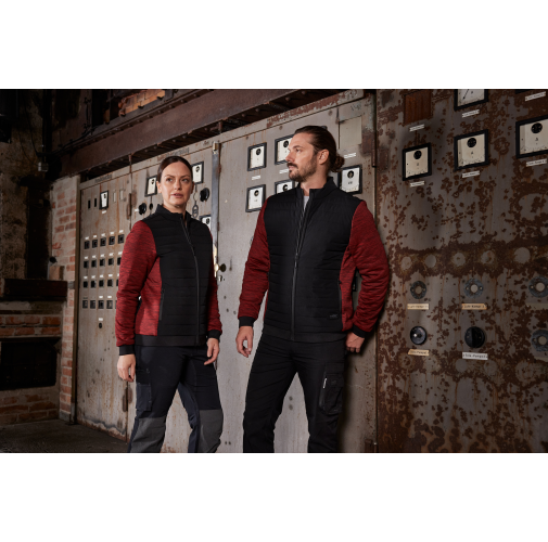 Ladies\' Padded Hybrid Jacket