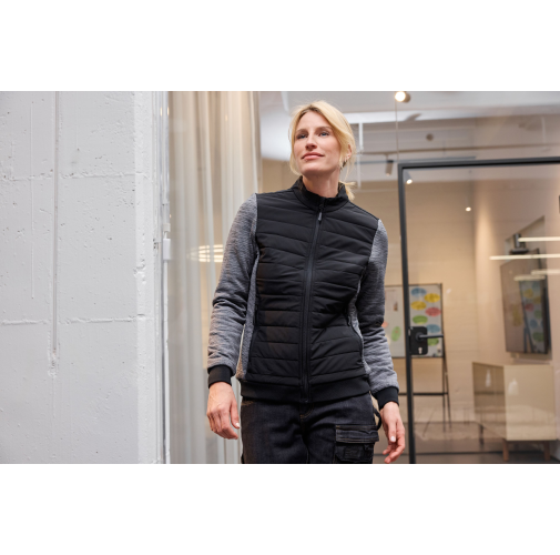 Ladies\' Padded Hybrid Jacket