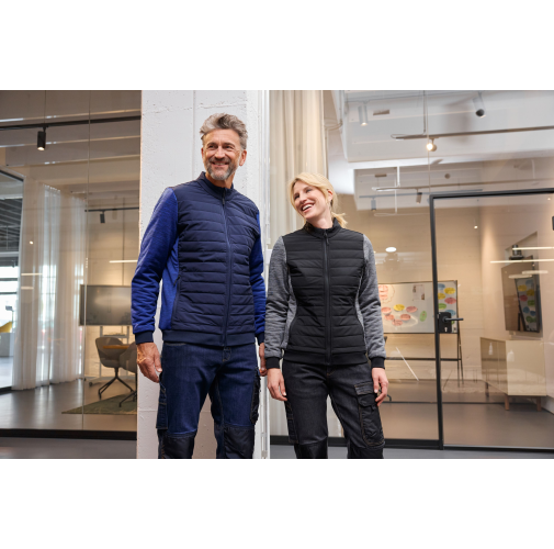 Ladies\' Padded Hybrid Jacket