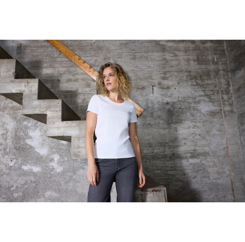 Ladies\' T-shirt 1:1 Rib OCS Standard