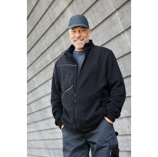 Fleece Jacket - Corduroy Look