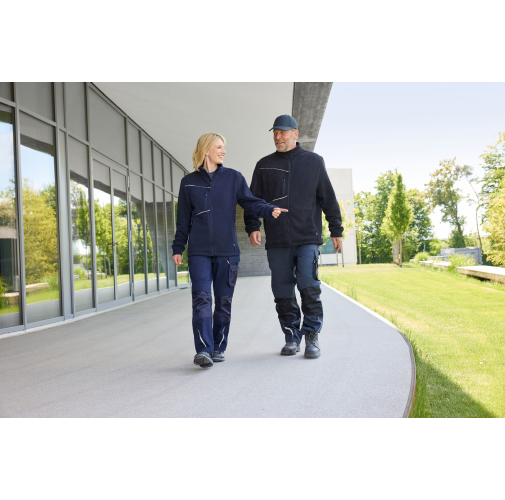 Fleece Jacket - Corduroy Look