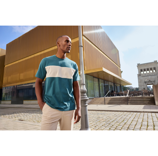 T-Shirt colour-block UNISEX OCS Standard