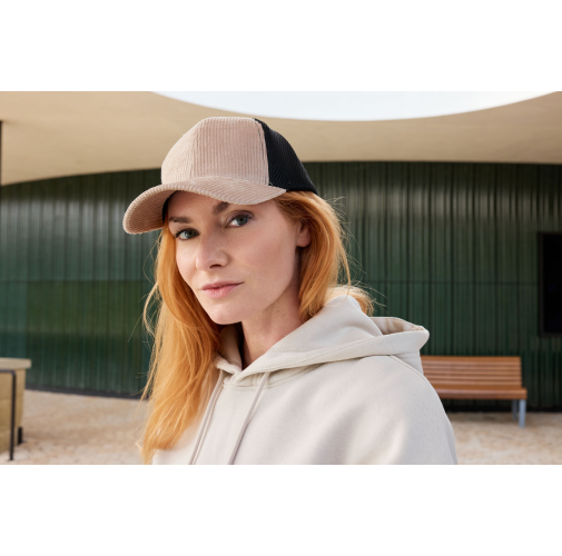 6 Panel Corduroy-Mesh Cap Organic Cotton