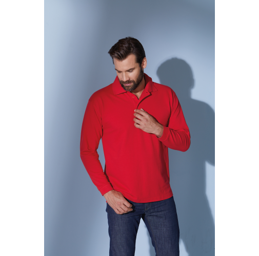 Polo Piqué Long-Sleeved