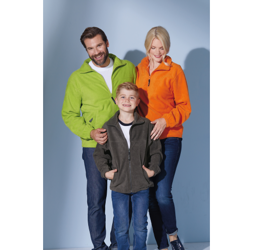 black Full-Zip Fleece Junior