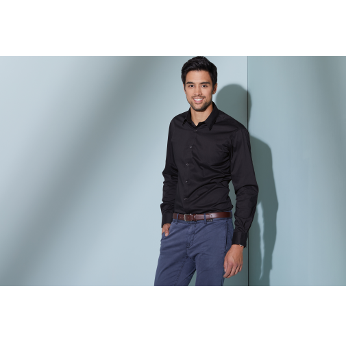 Men\'s Shirt Slim Fit Long