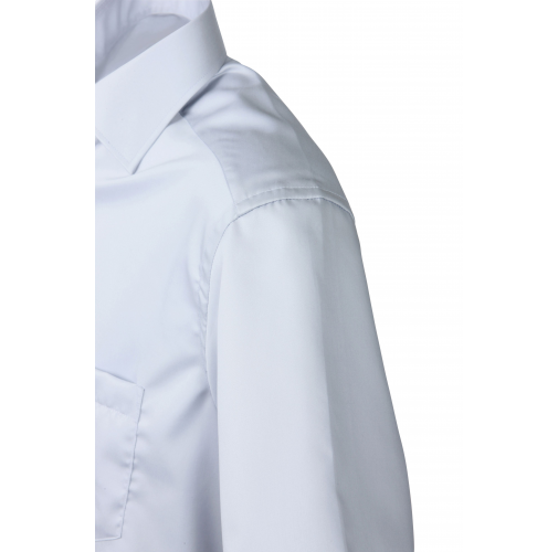 black Men's Business Shirt Short-Sleeved