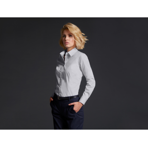 black Ladies' Long-Sleeved Blouse