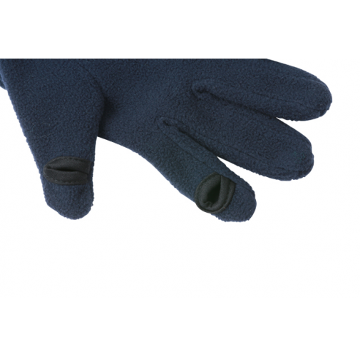 black Touch-Screen Fleece Gloves
