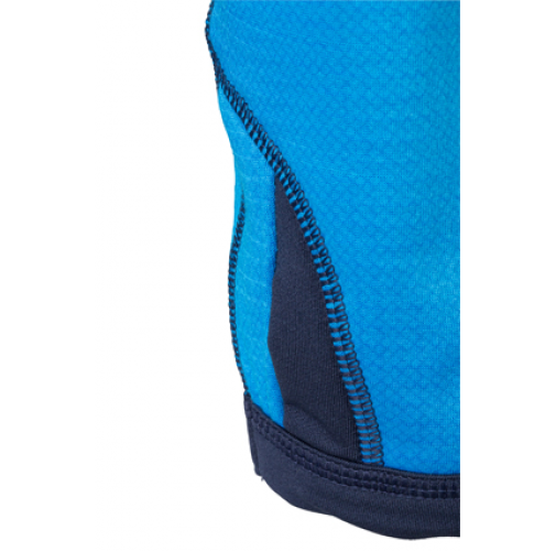 aqua/navy Men's Hooded Fleece