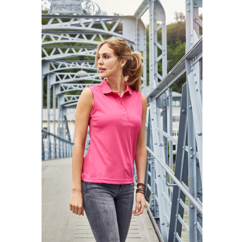 Ladies\' Active Polo Sleeveless