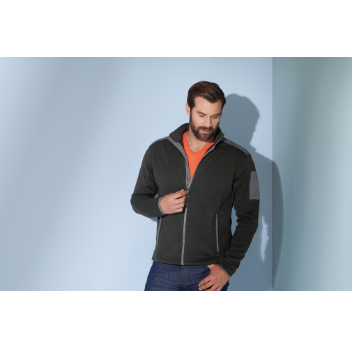 Men\'s Knitted Fleece Jacket
